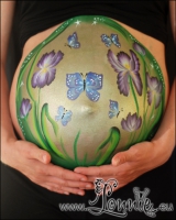 Lonnies_ansigtsmaling-gravid-iris-1